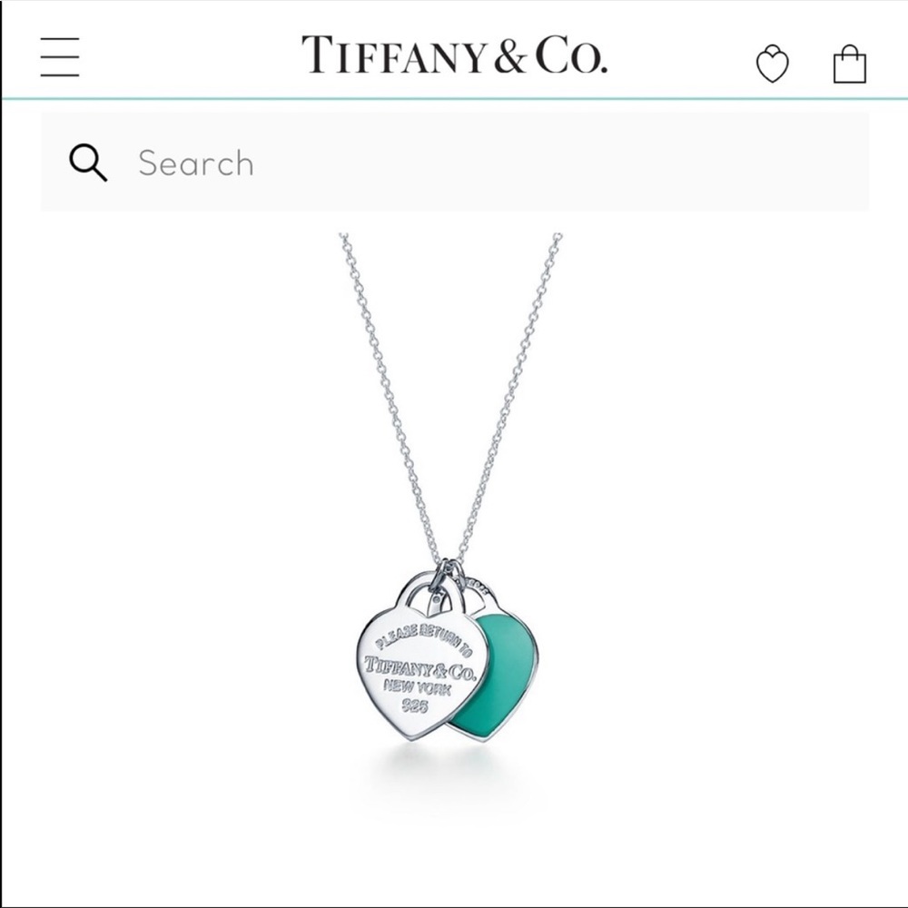 Tiffany &Co authentic pendent & chain